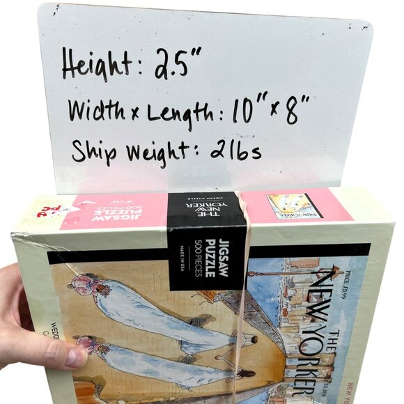 The New Yorker Wedding Season Puzzle 500 Pieces Bary Blitt Two Brides on Bridge - Picture 13 of 16